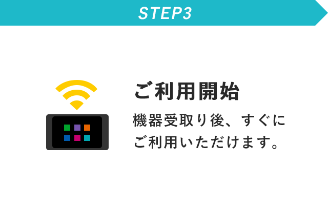 ご利用の流れ